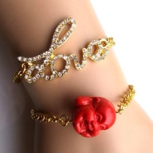 Laughing Red Buddha Bracelet