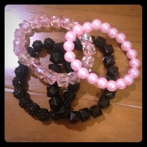 Set of Glam Bracelets