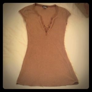 Super slim fit waffle tee