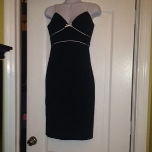 Express Black and white dress