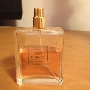 Half a bottle of mademoiselle chanel