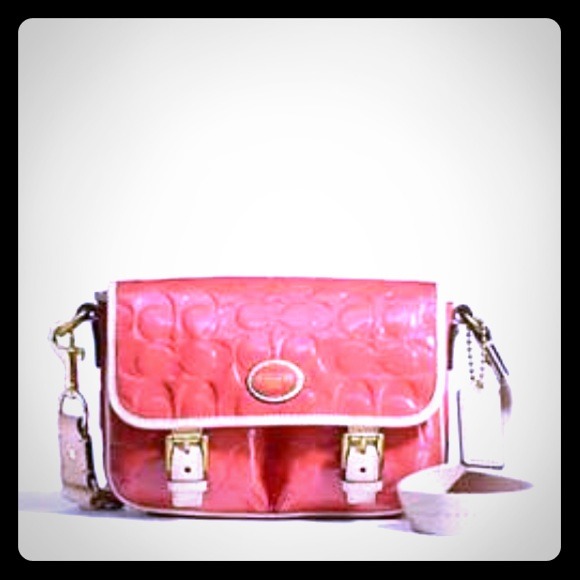 Beautiful Payton embossed patent crossbody