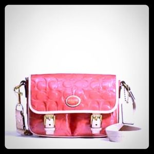 Beautiful Payton embossed patent crossbody