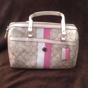 Authentic COACH tote. Louis Vuitton speedy style.