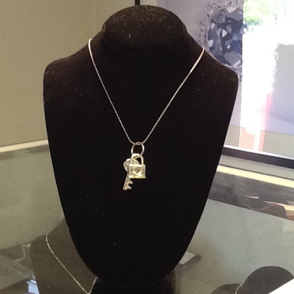 SALE SS Lock and Key Necklace