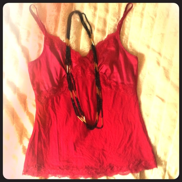 The limited.  Satin rayon and lace Camisole, tank