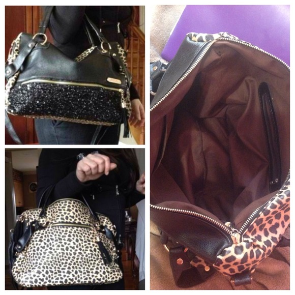 For @jennaveve03 Large Cheetah and Sequin bag