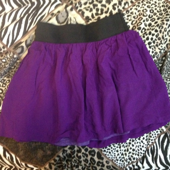 Purple skirt