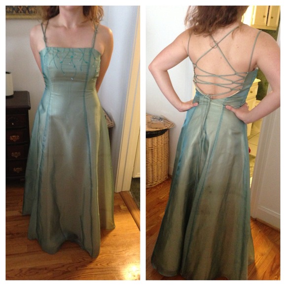 Green prom dress
