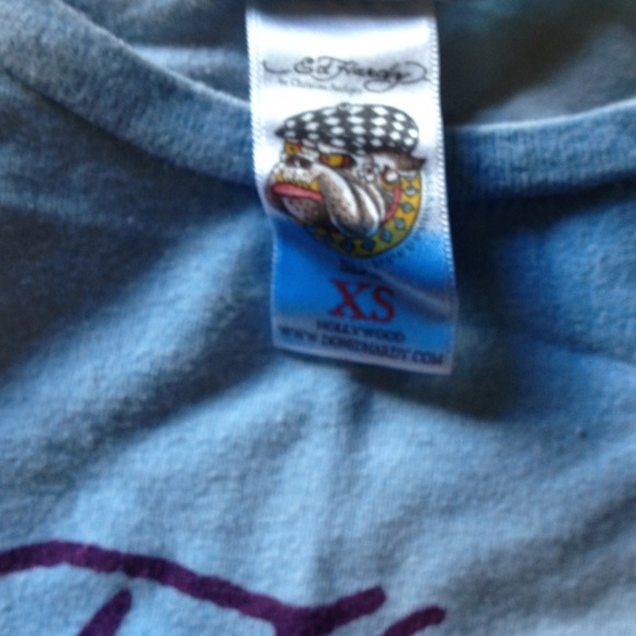 ed hardy tee blue color - Picture 2 of 3