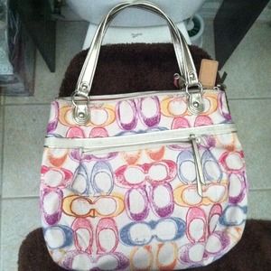 Coach poppy bag NWOT