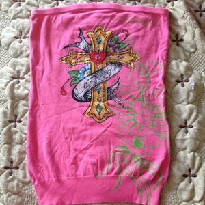 ed hardy pink tube very cute