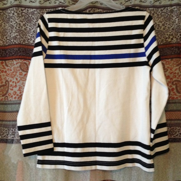 ❌SOLD❌Sailor tee in engineered stripe - Picture 3 of 4