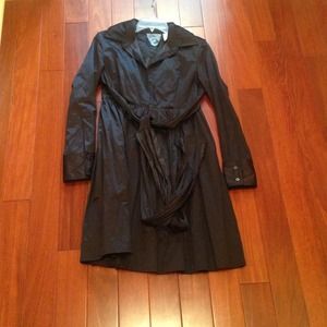 Black Norma Kamali Dress Coat