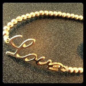 NWT Gold Love Bracelet