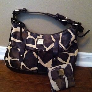 Dooney & Bourke Large Handbag and Matching Wallet