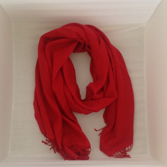 Red Pashmina scarf - Picture 1 of 1