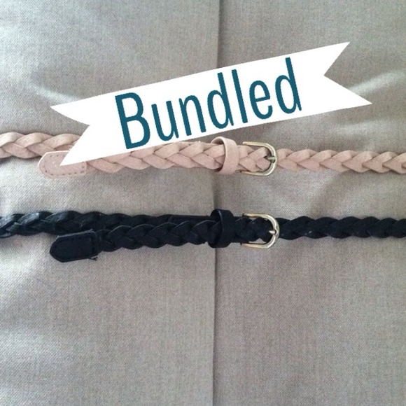 ?Bundled? H&M || Braided Belt Duo