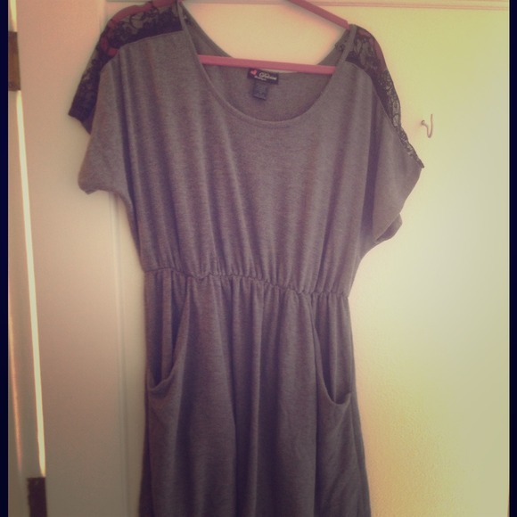 ** SOLD ** Grey Comfy Dress