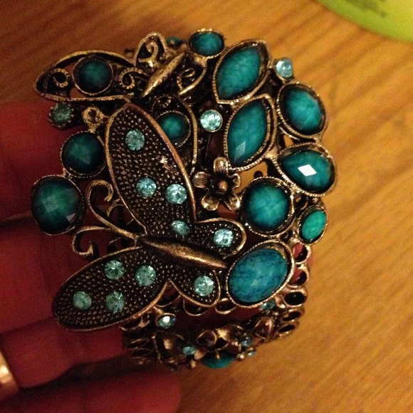 Turquoise stretchable bangle
