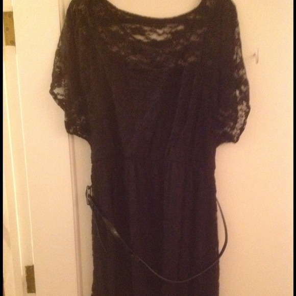 ** SOLD ** Black Lace Dress
