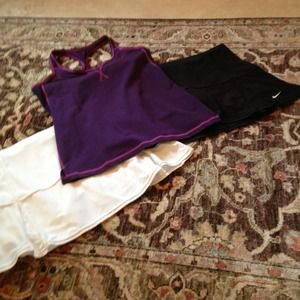 Nike tennis skirts and Nike top