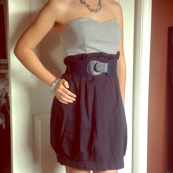 🚫SOLD🚫Navy blue and Grey Dress