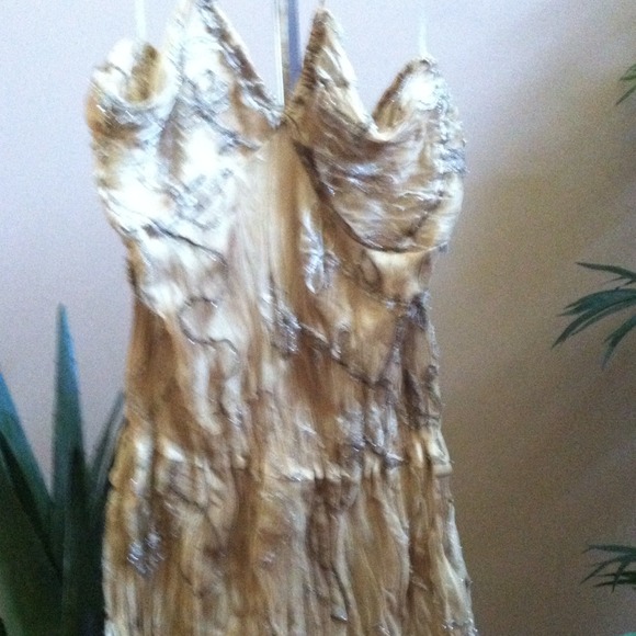 Brand new goldish halter blouse plus size