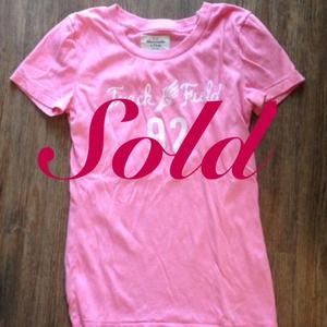 ❌SOLD❌Pink A&F Tshirt
