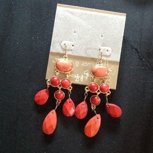 Stone earrings!!!
