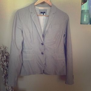 J Crew Seer Sucker Blazer