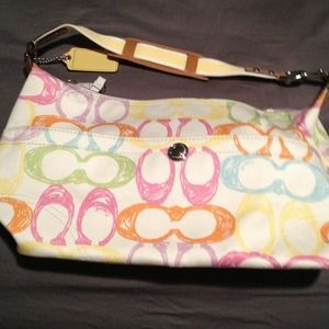 Multicolor Coach handbag