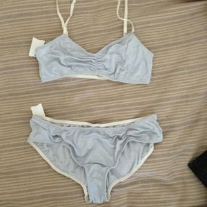 Free People bralette & panty set