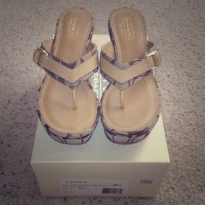Coach sandals