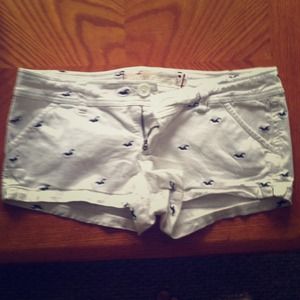 White + Blue Hollister Shorts-- RESERVED