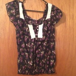 Mossimo floral print top.