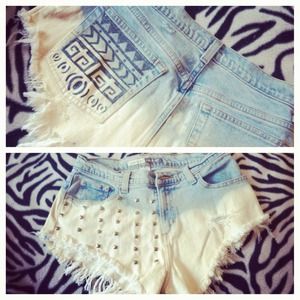 My pair of tribal studded shirts ^.^