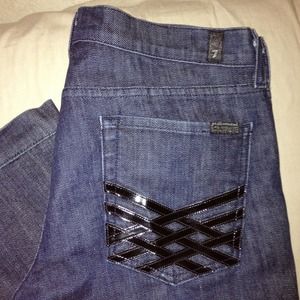 Just Reduced! 7 For All Mankind Trouser leg jeans