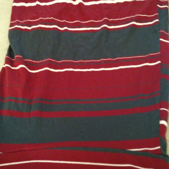 ❤️sold❤️Red maxi skirt with stripes - Picture 2 of 2