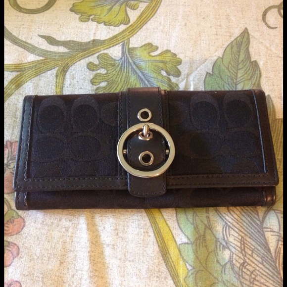 Authentic Black Coach wallet