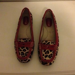 ✨Sperry Top-sider animal print boat shoe⭐