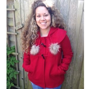 💥Reduced!💥Juicy Couture, Pom Pom Coat