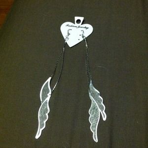Angel wing earrings