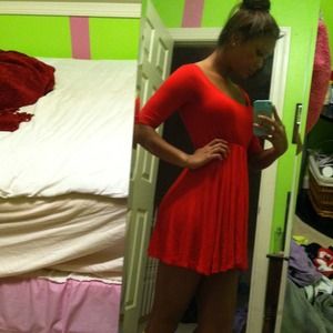 Wet seal red dress size small
