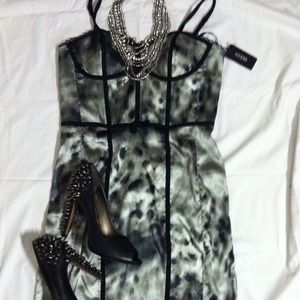 RESERVED Extra pics guess dress corset