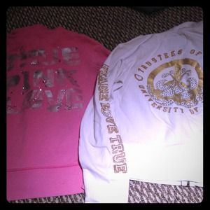 Bundle of Victoria's Secret "bling" zip ups!