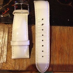White patent Michele Band