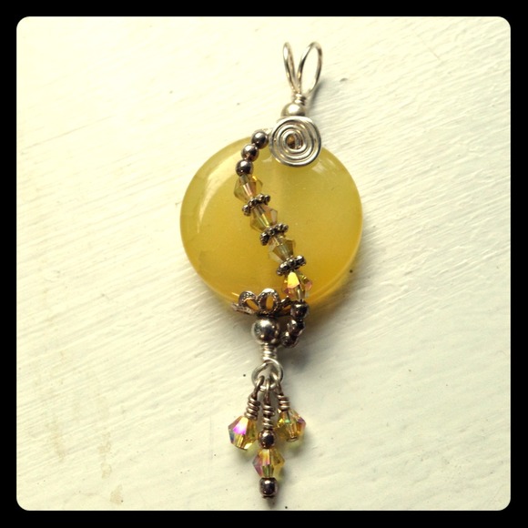 Jewelry - Handmade Sterling & Swarovski Charm