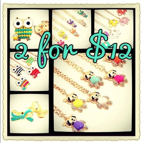 Mix and match necklace and rings 2 for $12