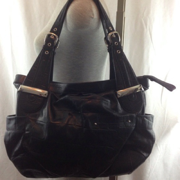 B. Makowsky black shoulder bag